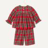 imageAmazon Essentials x Sofia Grainge Toddler and Baby Girls Long Sleeve Flannel SetCherry Red Festive Plaid