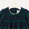 imageAmazon Essentials x Sofia Grainge Toddler and Baby Girls Long Sleeve Flannel SetDark Emerald Green Deep Blue Plaid
