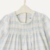 imageAmazon Essentials x Sofia Grainge Toddler and Baby Girls Long Sleeve Flannel SetIvory Light Blue Simple Plaid