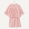 imageAmazon Essentials x Sofia Grainge Toddler and Baby Girls Long Sleeve Flannel SetIvory Raspberry Red Windowpane