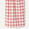 imageAmazon Essentials x Sofia Grainge Toddler and Baby Girls Long Sleeve Flannel SetIvory Raspberry Red Windowpane
