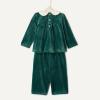 imageAmazon Essentials x Sofia Grainge Toddler and Baby Girls RelaxedFit Corduroy Velour SetDark Green