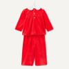 imageAmazon Essentials x Sofia Grainge Toddler and Baby Girls RelaxedFit Corduroy Velour SetRed