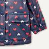 imageAmazon Essentials x Sofia Grainge Toddler and Baby Girls WaterRepellent Rain JacketNavy Hearts