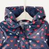 imageAmazon Essentials x Sofia Grainge Toddler and Baby Girls WaterRepellent Rain JacketNavy Hearts