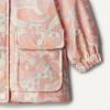 imageAmazon Essentials x Sofia Grainge Toddler and Baby Girls WaterRepellent Rain JacketPeach Craft Floral
