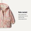 imageAmazon Essentials x Sofia Grainge Toddler and Baby Girls WaterRepellent Rain JacketPeach Craft Floral