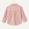 imageAmazon Essentials x Sofia Grainge Toddlers and Baby Boys Button Down Plaid Flannel ShirtIvory Raspberry Red Windowpane