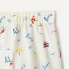 imageAmazon Essentials x Sofia Grainge Toddlers and Baby Boys Cotton Linen Pullon PantsIvory Beach