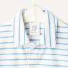 imageAmazon Essentials x Sofia Grainge Toddlers and Baby Boys Cotton Pique Short Sleeve Shirt amp Shorts Play SetBlue Uneven Thin Stripe