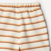 imageAmazon Essentials x Sofia Grainge Toddlers and Baby Boys PullOn Knit French Terry Shorts Pack of 2Pale YellowStripe