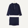 imageAmazon Essentials x Sofia Grainge Toddlers and Baby Boys TwoPiece Long Sleeve Rashguard and Shorts SetNavy