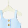imageAmazon Essentials x Sofia Grainge Toddlers and Baby Girls Cotton Casual Fit and Flare DressLight Blue