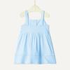 imageAmazon Essentials x Sofia Grainge Toddlers and Baby Girls Cotton Casual Fit and Flare DressLight Blue