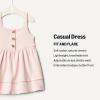 imageAmazon Essentials x Sofia Grainge Toddlers and Baby Girls Cotton Casual Fit and Flare DressLight Pink