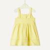 imageAmazon Essentials x Sofia Grainge Toddlers and Baby Girls Cotton Casual Fit and Flare DressLight Yellow