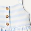imageAmazon Essentials x Sofia Grainge Toddlers and Baby Girls Cotton Casual Fit and Flare DressPale Blue Bold Stripe
