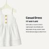 imageAmazon Essentials x Sofia Grainge Toddlers and Baby Girls Cotton Casual Fit and Flare DressWhite