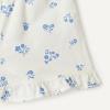 imageAmazon Essentials x Sofia Grainge Toddlers and Baby Girls Cotton Linen Sleeveless Top amp Shorts Set with RufflesIvory Blue Floral
