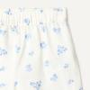 imageAmazon Essentials x Sofia Grainge Toddlers and Baby Girls Cotton Linen Wide Leg Pullon Pant with RufflesIvory Blue Floral