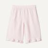 imageAmazon Essentials x Sofia Grainge Toddlers and Baby Girls Cotton Linen Wide Leg Pullon Pant with RufflesLight Pink