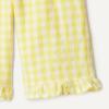 imageAmazon Essentials x Sofia Grainge Toddlers and Baby Girls Cotton Linen Wide Leg Pullon Pant with RufflesYellow Gingham