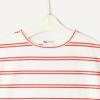 imageAmazon Essentials x Sofia Grainge Toddlers and Baby Girls Cotton Pique Short Sleeve TShirt amp Pants Play SetRed Double Stripe