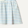 imageAmazon Essentials x Sofia Grainge Toddlers and Baby Girls Cotton Pique Sleeveless DressBlue Uneven Thin Stripe