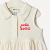 imageAmazon Essentials x Sofia Grainge Toddlers and Baby Girls Cotton Pique Sleeveless DressIvory Red Petit Soleil