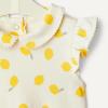 imageAmazon Essentials x Sofia Grainge Toddlers and Baby Girls Cotton Short Sleeve Blouses with Ruffles Pack of 2LemonUneven Stripe