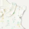 imageAmazon Essentials x Sofia Grainge Toddlers and Baby Girls Cotton Short Sleeve Blouses with Ruffles Pack of 2Light BlueBouquets
