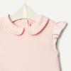imageAmazon Essentials x Sofia Grainge Toddlers and Baby Girls Cotton Short Sleeve Blouses with Ruffles Pack of 2Light PinkWhite