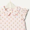 imageAmazon Essentials x Sofia Grainge Toddlers and Baby Girls Cotton Short Sleeve Blouses with Ruffles Pack of 2StrawberryStripe