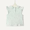 imageAmazon Essentials x Sofia Grainge Toddlers and Baby Girls Cotton Short Sleeve Blouses with Ruffles Pack of 2WhiteDitsy Floral
