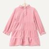 imageAmazon Essentials x Sofia Grainge Toddlers and Baby Girls Long Sleeve Velour Corduroy DressBlush