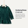 imageAmazon Essentials x Sofia Grainge Toddlers and Baby Girls Long Sleeve Velour Corduroy DressDark Green