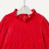 imageAmazon Essentials x Sofia Grainge Toddlers and Baby Girls Long Sleeve Velour Corduroy DressRed
