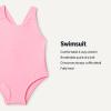 imageAmazon Essentials x Sofia Grainge Toddlers and Baby Girls OnePiece Swimsuit with Crisscross Straps Ruffle DetailBright Pink