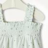 imageAmazon Essentials x Sofia Grainge Toddlers and Baby Girls Smocked Cotton DressPale Mint Green Ditsy Floral