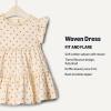 imageAmazon Essentials x Sofia Grainge Toddlers and Baby Girls Woven Cotton Sateen Fit amp Flare Casual DressBright Pink Little Strawberries