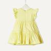 imageAmazon Essentials x Sofia Grainge Toddlers and Baby Girls Woven Cotton Sateen Fit amp Flare Casual DressLight Yellow