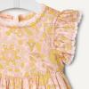imageAmazon Essentials x Sofia Grainge Toddlers and Baby Girls Woven Cotton Sateen Fit amp Flare Casual DressShell Pink Ornate Paisley