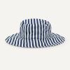 imageAmazon Essentials x Sofia Grainge Unisex Babies Cotton Bucket HatNavy Stripe