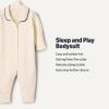 imageAmazon Essentials x Sofia Grainge Unisex Babies Cotton Footless Sleepsuit Pack of 2IvoryNavy