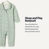 imageAmazon Essentials x Sofia Grainge Unisex Babies Cotton Footless Sleepsuit Pack of 2Pale GreenPosey Floral