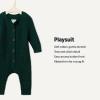imageAmazon Essentials x Sofia Grainge Unisex Babies Cotton Knit PlaysuitDark Green