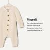 imageAmazon Essentials x Sofia Grainge Unisex Babies Cotton Knit PlaysuitIvory