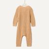 imageAmazon Essentials x Sofia Grainge Unisex Babies Cotton Knit PlaysuitLight Camel