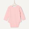 imageAmazon Essentials x Sofia Grainge Unisex Babies Cotton Long Sleeve Crew Neck BodysuitDelicate FloralPinkIvory