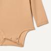 imageAmazon Essentials x Sofia Grainge Unisex Babies Cotton Long Sleeve Crew Neck BodysuitIvoryLight CamelStripe
